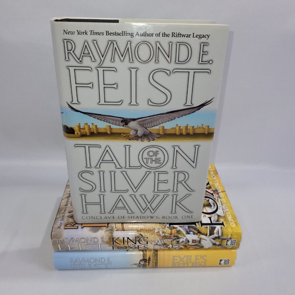 Raymond Feist Book Club Hardcover Conclave of Shadows Saga 3 Novel Trilogy Set